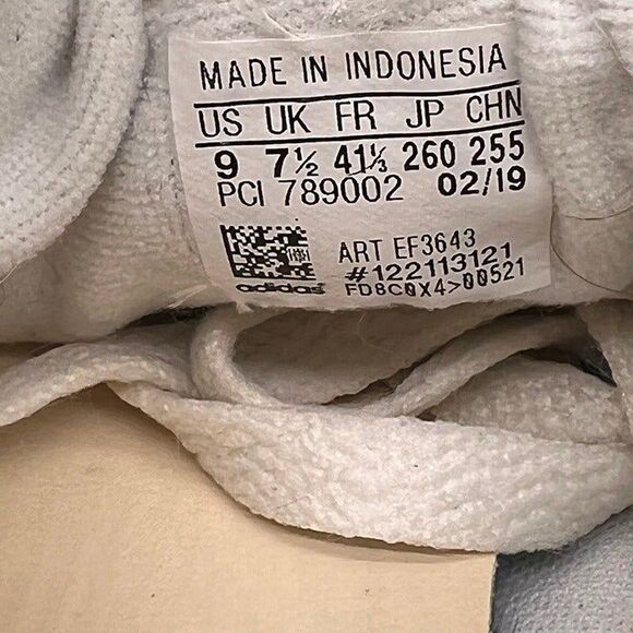 Adidas Continental 80 'White Icey Pink' Size 9 - Picture 7 of 7